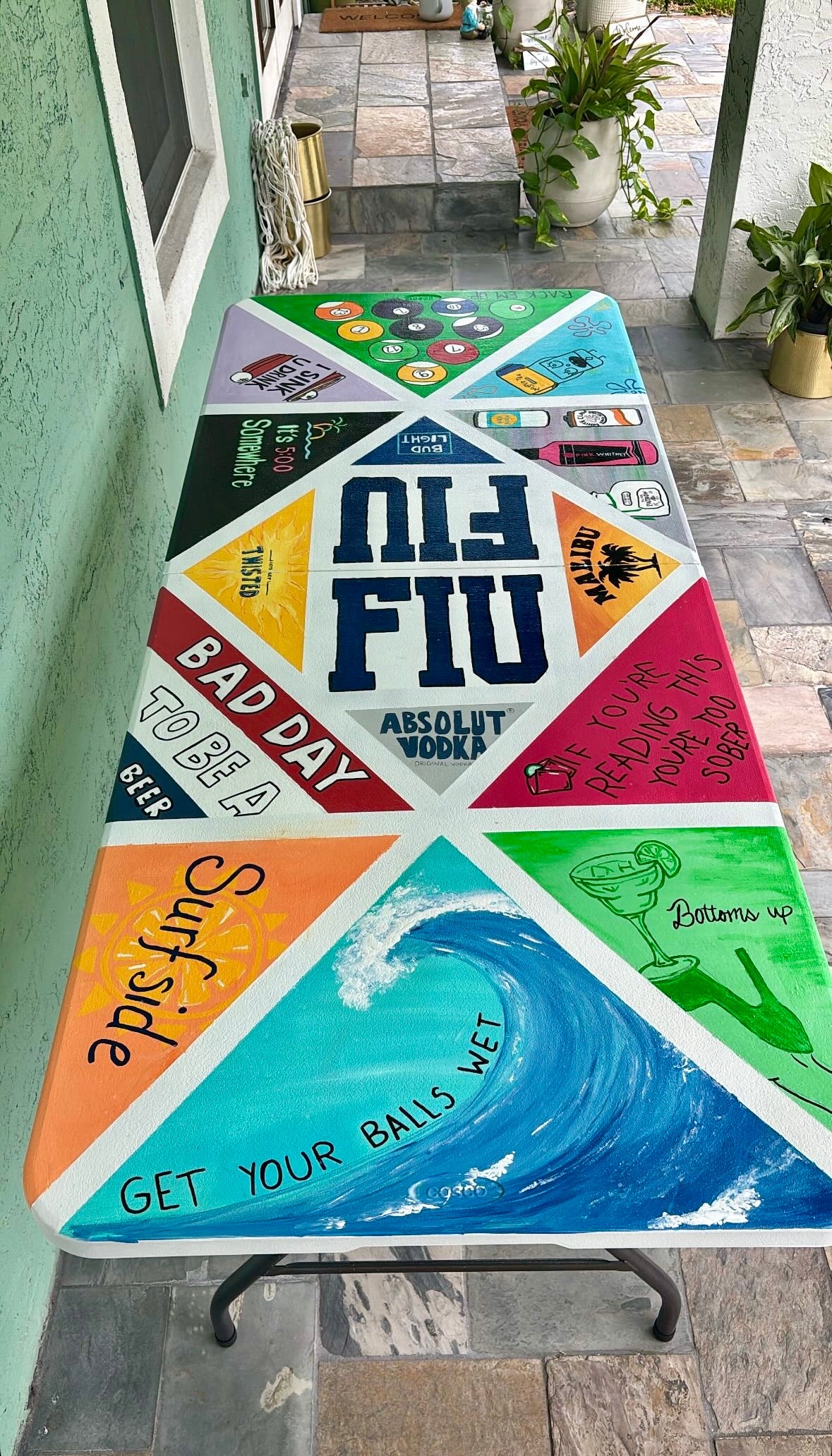 CUSTOM BEER PONG TABLE